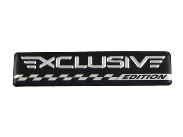 Naklejka na samochód aluminiowa exclusive edition