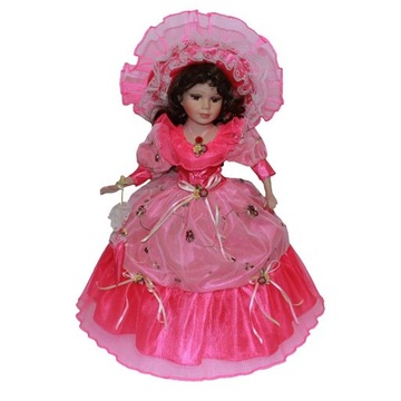 40 cm koronkowa z porcelany, stojąca