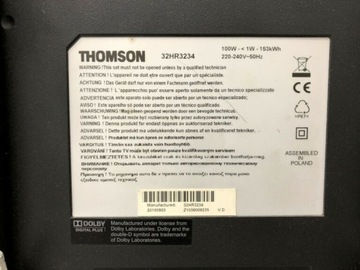 ЖК-телевизор THOMSON 32 дюйма 32HR3234