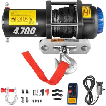 VEVOR Wciągarka Elektryczna 4500lbs 12V 2132kg