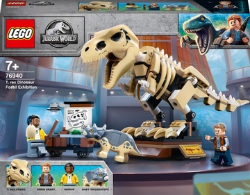 Lego JW Wystawa skamieniałości tyranozaura 76940
