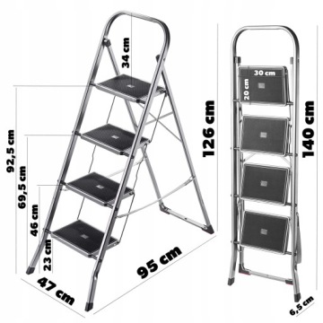 ЛЕСТНИЦА ДОМОВАЯ 4 СТУПЕНИ 150кг