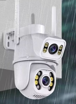 ВНЕШНЯЯ КАМЕРА 4K С ДВУМЯ ОБЪЕКТИВАМИ WIFI 8MPx/6 ПРИЛОЖЕНИЕ ДЛЯ ДВОЙНЫХ КАМЕР