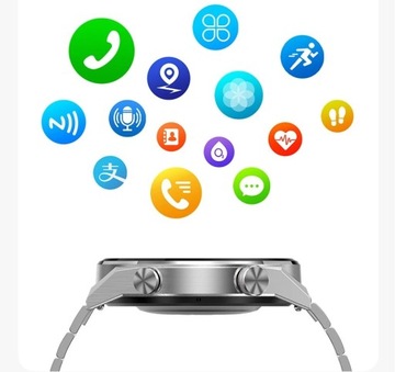 МУЖСКИЕ СПОРТИВНЫЕ СМАРТ-ЧАСЫ GPS NFC BT