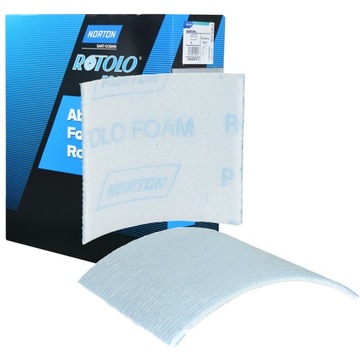 NORTON papier ścierny gąbka listek ROTOLOFOAM P180