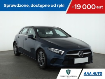 Mercedes Klasa A W177/V177 Hatchback 1.3 200 163KM 2019 Mercedes A A 200, Salon Polska, Serwis ASO