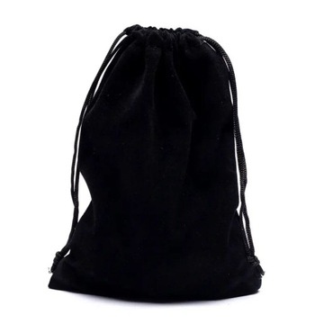Aksamitna torebka prezentowa - Czarna M