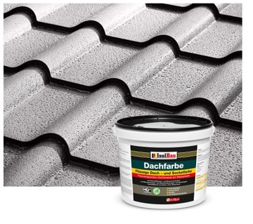 FARBA DACHOWA MEMBRANA IZOLACJA CIEMNY SZARY 12kg