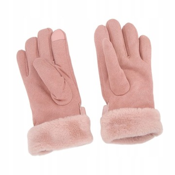 Розовые USB-перчатки с подогревом для рук