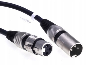 Przedłużacz XLR wtyk Gniazdo 0,5m Vitalco