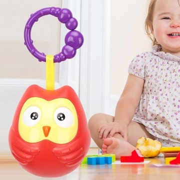 WANKA - ОБНОВЛЕННЫЙ КУЛОН С СОВОЙ, ЦВЕТНЫЙ СПИННЕР