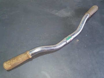 ZABYTKOWY ROWER PRL KIEROWNICA KIERA ORYGINAŁ MANETKI KREMOWE