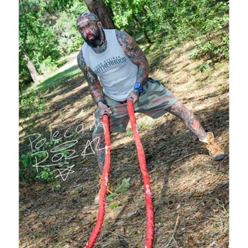 БОЕВАЯ ВЕРЕВКА CROSSFIT JUST7GYM 12M ТРЕНИРОВОЧНАЯ ВЕРЕВКА