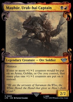MTG LTR #665 Mauhur, Uruk-hai Captain Silver Foil
