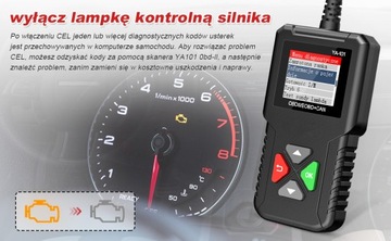Диагностический тестер OBD2 CHECK ENGINE Сканер