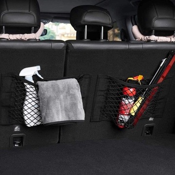 НАБОР СЕТОК В БАГАЖНИК АВТОМОБИЛЯ НА ЗАВИСКЕ, 4 ПРЕДМЕТА XXL.