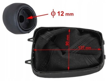 РУЧКА ПЕРЕКЛЮЧЕНИЯ ПЕРЕДАЧ SAAB 9-3 (03-12) 6B