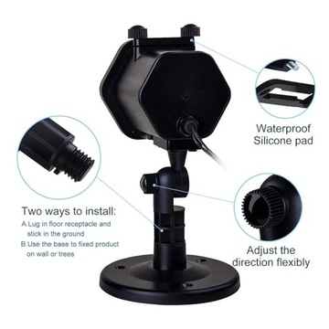 ПРОЕКЦИОННАЯ ЛАМПА ПРОЕКТОР СВЕТОДИОДНЫЙ ПРОЕКТОР MIRIC ML-1 12 УЗОРОВ ДЛЯ РОЖДЕСТВА