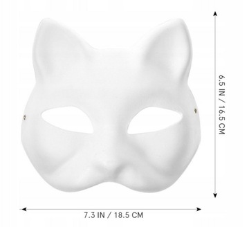 Maska na twarz dla kota Kid Party Therian 5 szt