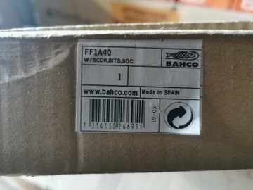 Инструментальная вставка Bahco FF1A40 – 54 шт.