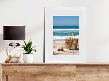 Ramka na zdjęcia 13x18 ramki biała foto MDF B6 CADRO