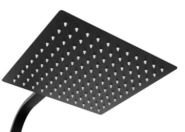 Душевой набор с термостатом MILAN BLACK MAT