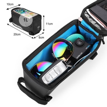 ВЕЛОСИПЕДНАЯ САНИТАРНАЯ СУМКА WOZINSKY ДЛЯ ТЕЛЕФОНА 1Л