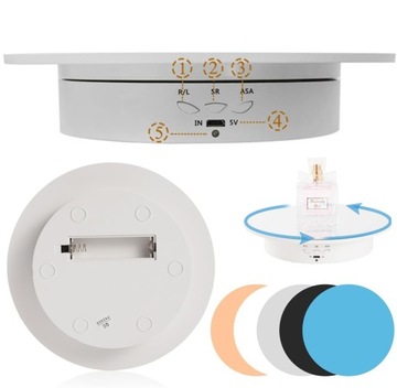 ЭЛЕКТРИЧЕСКИЙ ВРАЩАЮЩИЙСЯ СТЕНД ДЛЯ ФОТО ПРОДУКТА