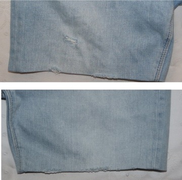Spodenki jeans z przetarciami SUPERDRY Denim Goods JPN r. M , pas W 30