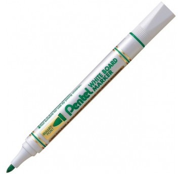 Marker do tablic PENTEL MW85 zielony okr.