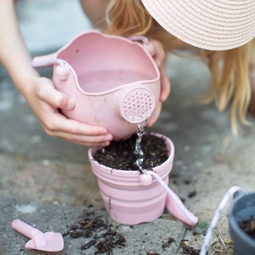 Силиконовое ведро для лейки - мятное