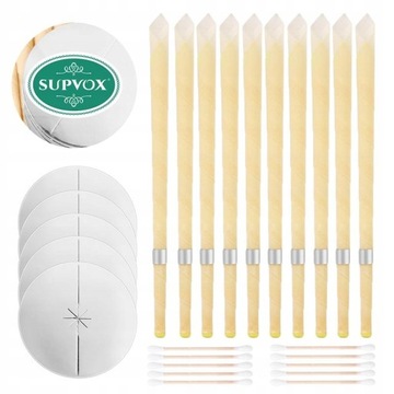 10pcs Ear Candles Natural Beeswax Ohrenkerzen Hopi