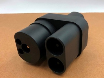 Зарядный адаптер для TESLA Model S 3 X Y CCS2 Type2 США AC/DC ИЗ США В ЕВРОПУ