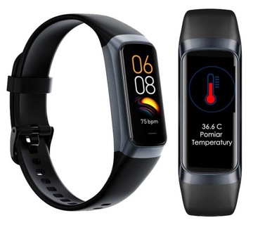 SMARTWATCH KROKOMIERZ OPASKA SPORTOWA TLEN KCAL TEMPERATURA PL