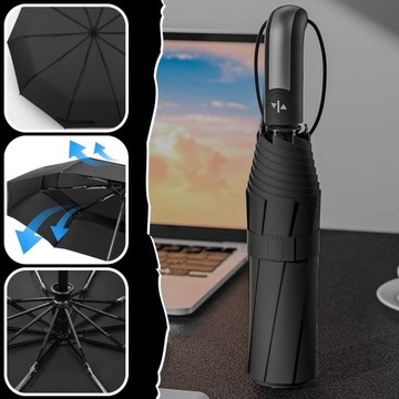 ХОРОШИЙ ЗОНТ ЗОНТ АВТОМАТИЧЕСКИ СКЛАДЫВАЮЩИЙСЯ ВОЛОКНО, БОЛЬШОЙ XL, УНИСЕКС, КРЫШКА