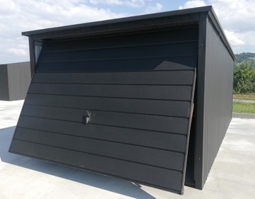 Гараж, серия LUX, цветной 3х6м, широкая жестяная панель