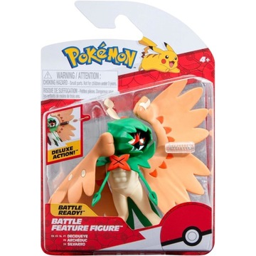 POKEMON BATTLE FEATURE FIGURE ORYGINALNA FIGURKA AKCJI DELUXE DECIDUEYE