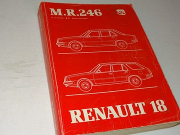 Renault 18, каталог запчастей, каталог мастерских и два каталога RTA.