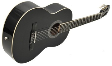 GITARA KLASYCZNA 4/4 SEVILLA BLACK GLOSS + AKCESORIA + GRATISY