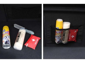 СУМКА-ОРГАНИЗАТОР-СЕТКА ПРОЧНАЯ НА ВЕЛКРО ДЛЯ БАГАЖНИКА АВТОМОБИЛЯ 30x25