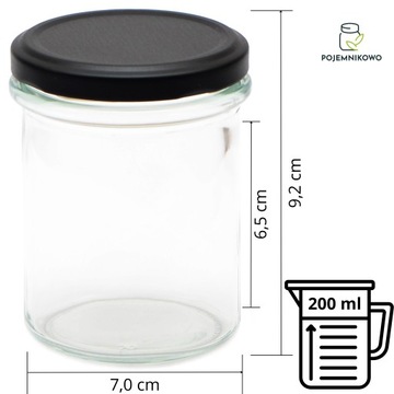 СТЕКЛЯННАЯ БАНКА 200 мл для специй, баночка-свеча для консервирования ТО200