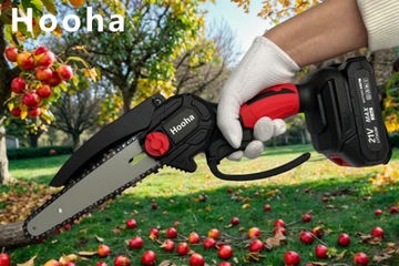 6CAL PIŁA ŁAŃCUCHOWA PILARKA AKUMULATOROWA DO GALEZI DRZEW 2 AKUMULATORY