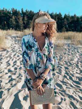 Женский соломенный зонтик от Bali ECO.