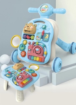 ИНТЕРАКТИВНАЯ ОБРАЗОВАТЕЛЬНАЯ ПАНЕЛЬ ДЛЯ МАЛЫШЕЙ WALKER PUSHER 3 В 1 ПИАНО