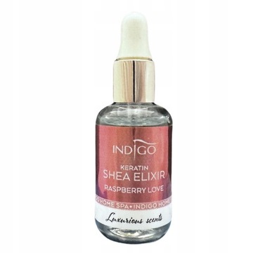Indigo Shea Elixir Oliwka Do Skórek RASPBERRY LOVE 8 ml