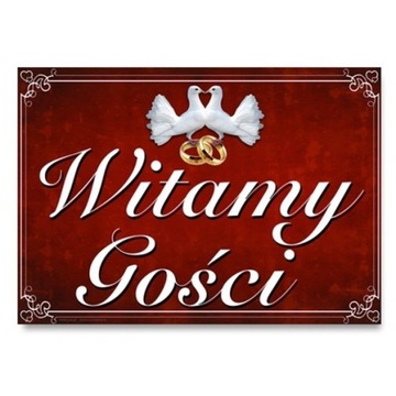 Plakat weselny (48X68cm) PL-10