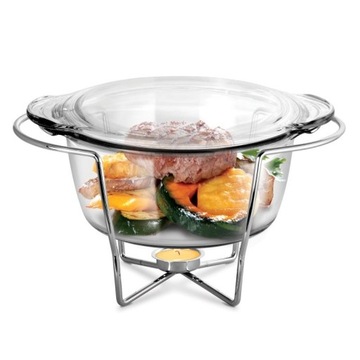 NACZYNIE OKRĄGŁ ŻAROODPORNE PODGRZEWACZ THERMO 3,3