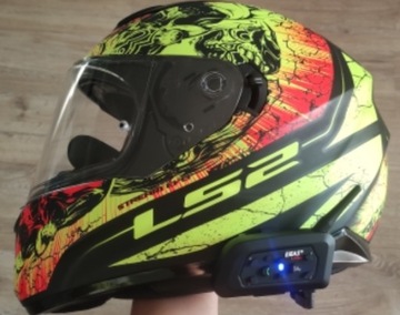 2 x INTERKOM MOTOCYKLOWY EJEAS V6 PRO+ USB-C 2024 Bluetooth 5.1 -do 6 kier.