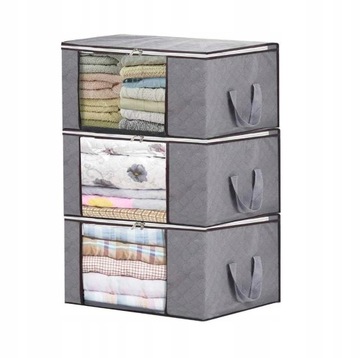 Большая вместительная сумка для хранения одежды, 3 шт.