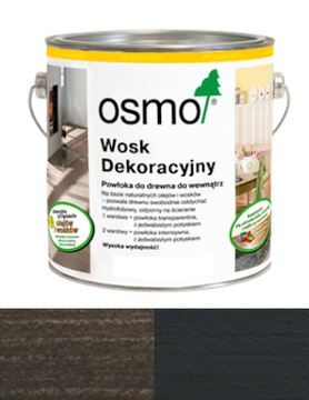Osmo Wosk dekoracyjny,olej 0,125L Czarny